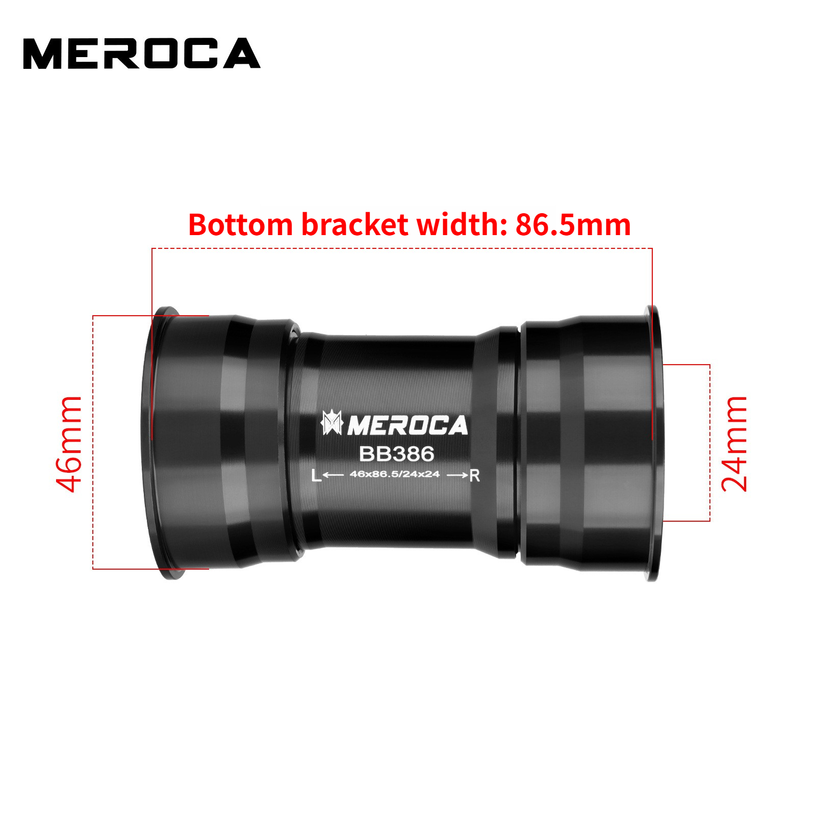 MEROCA bb386 24mm trapas press - Bottom Bracket Press recensie en prijs